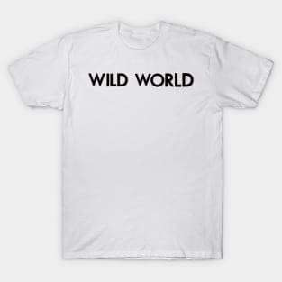 Wild world, black T-Shirt